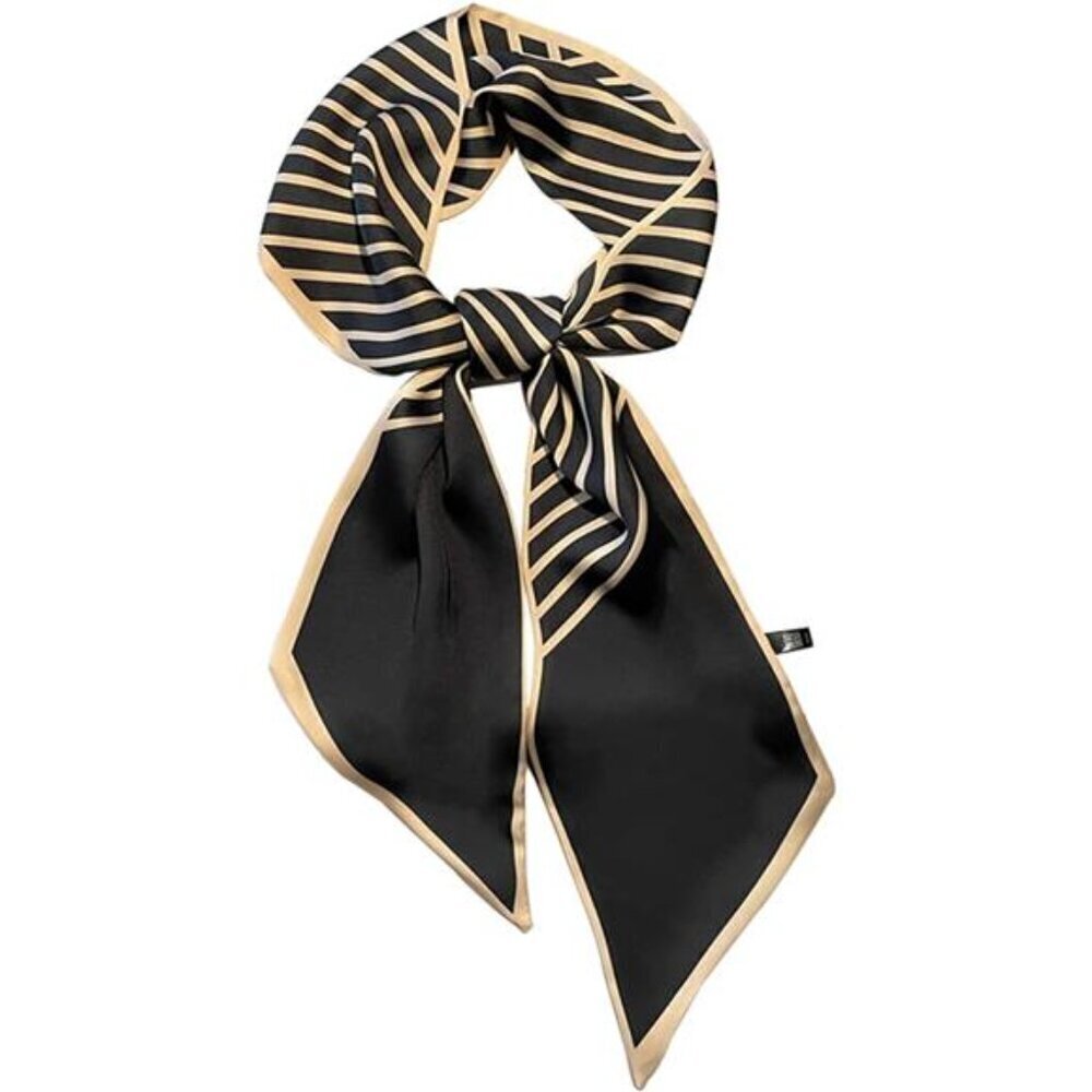 Mulberry Silk-Like Satin Scarf Square Bag Accessory